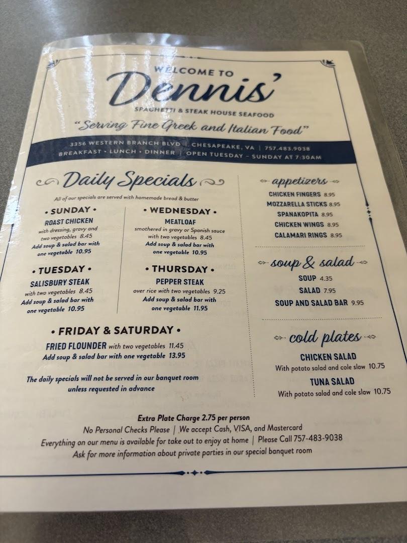 Dennis Spaghetti & Steak House