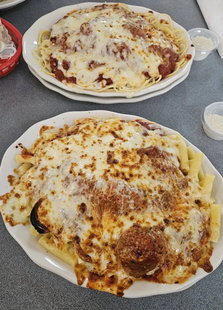 Spaghetti a La Dennis and Baked Ziti a La Dennis